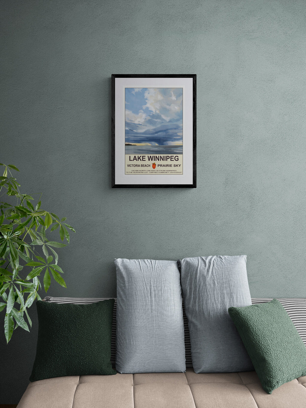 Prairie Sky - Lake Winnipeg Poster