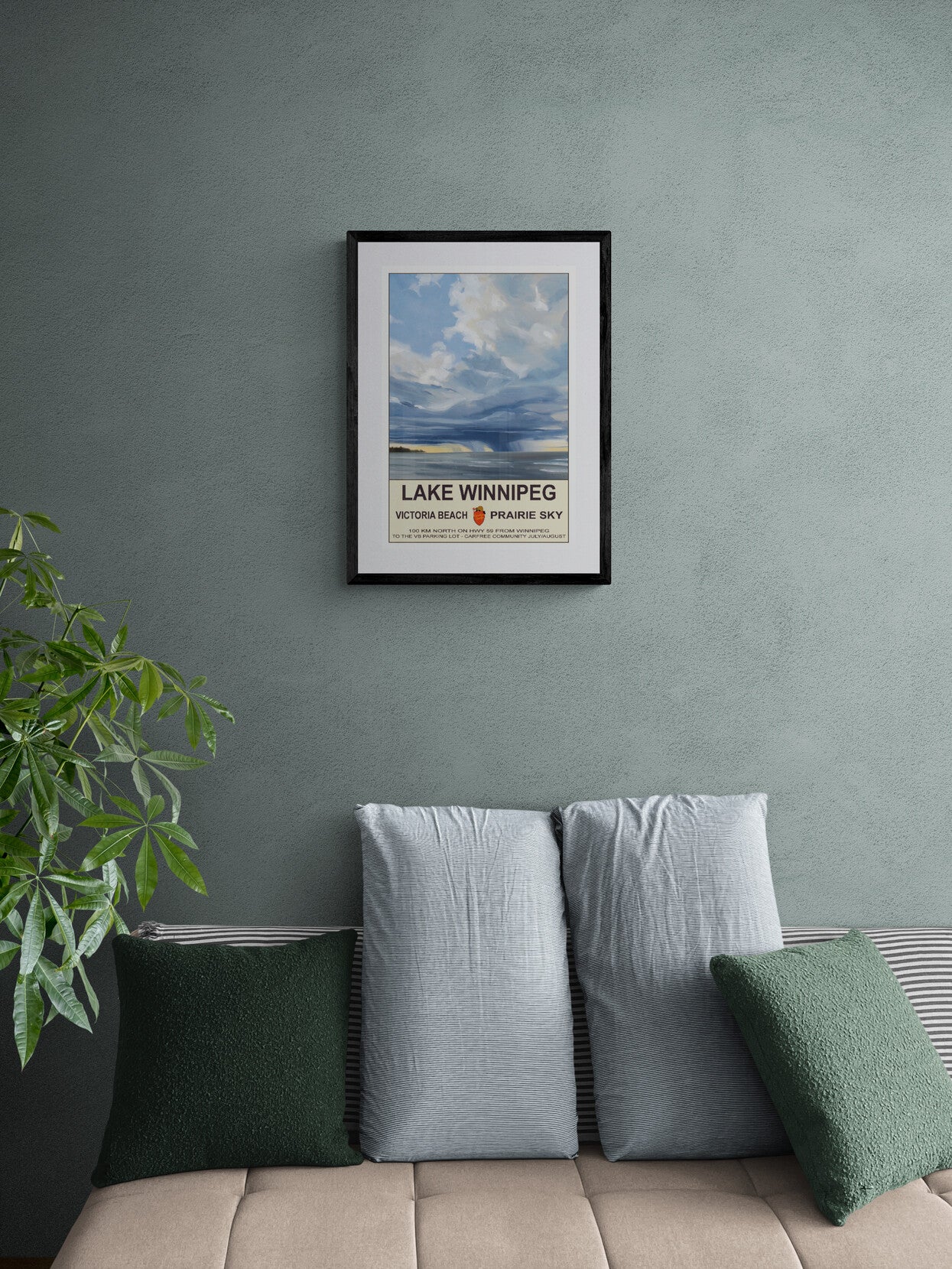 Prairie Sky - Lake Winnipeg Poster
