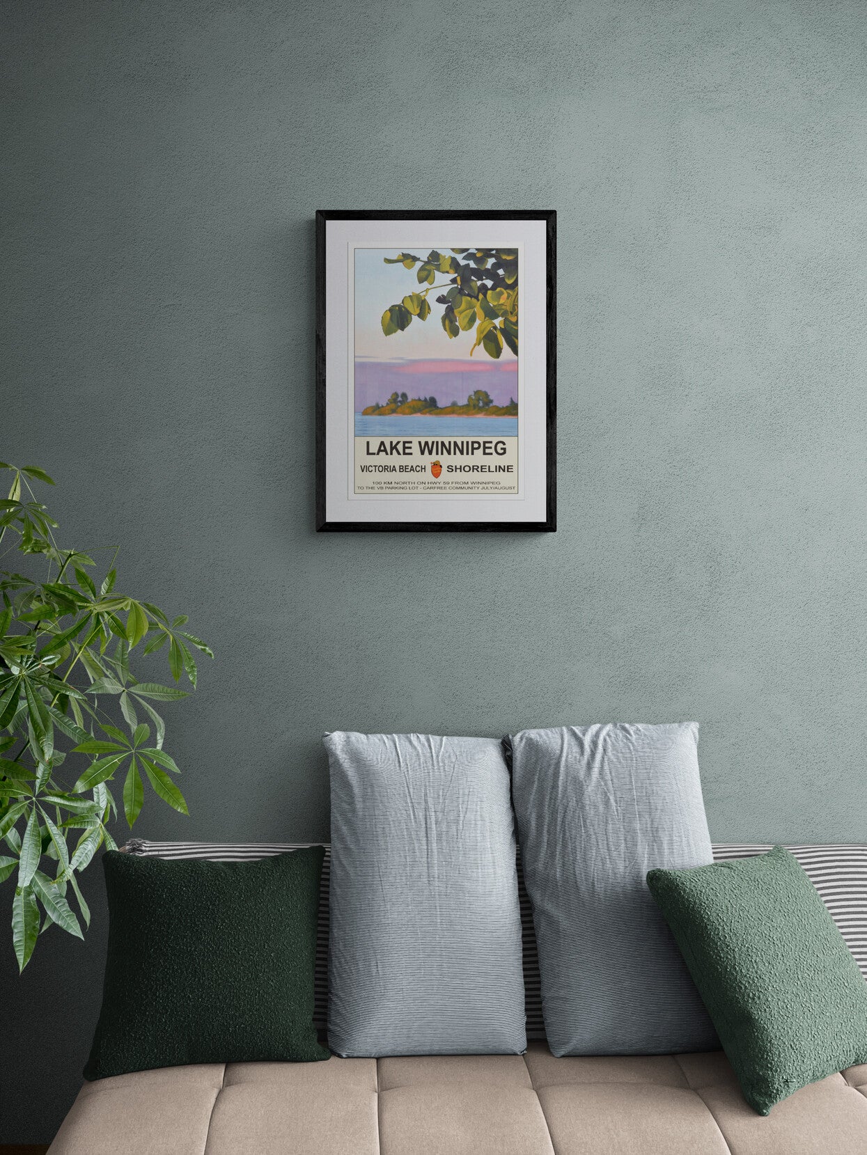 August - Lake Winnipeg Poster