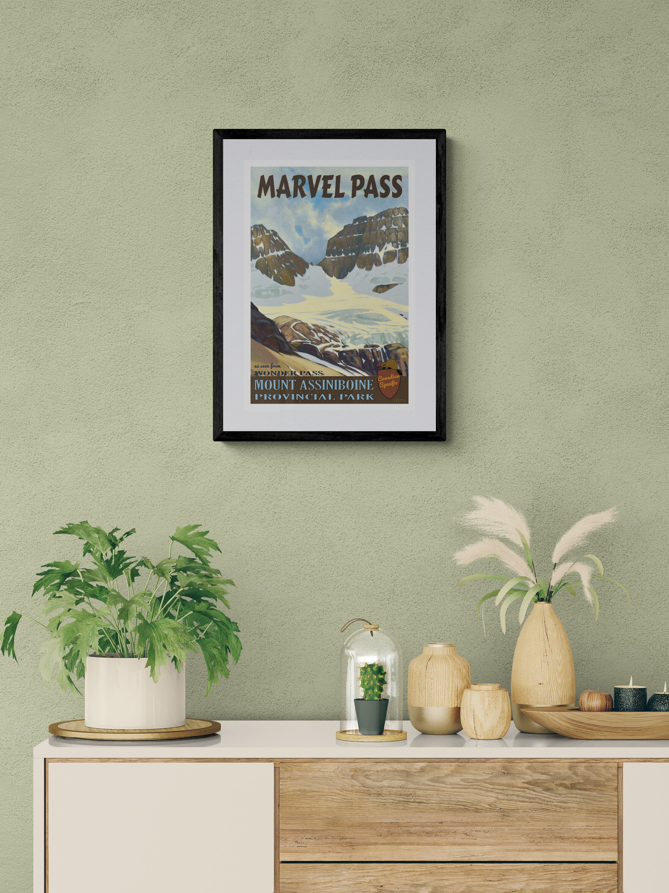 Marvel Pass - Mount Assiniboine Provincial Park Poster