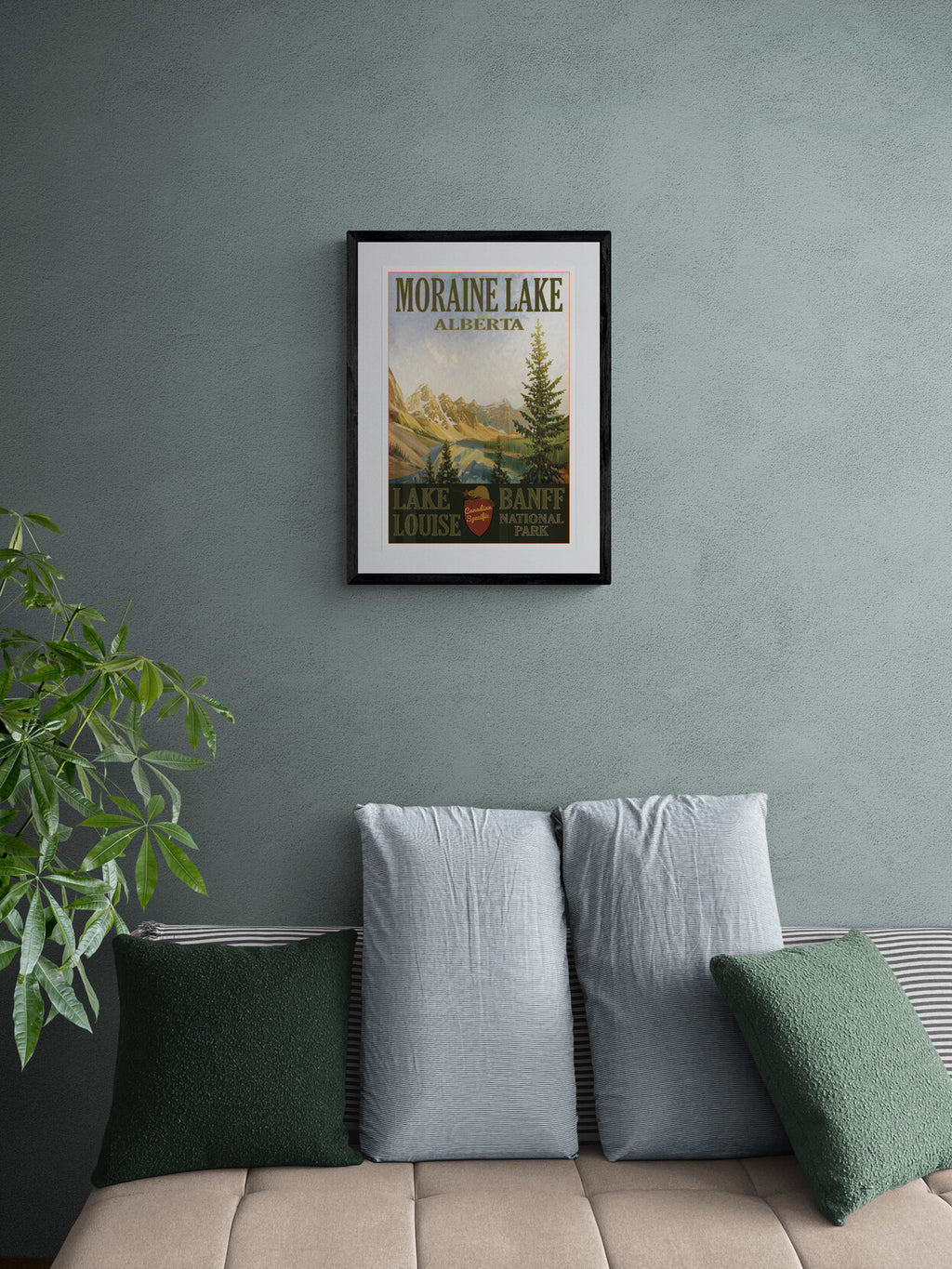 Moraine Lake - Banff National Park Spring Poster