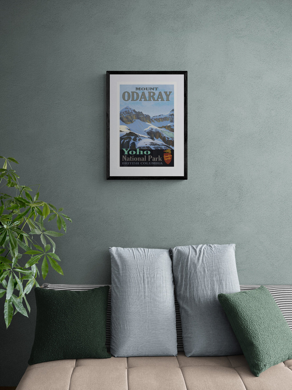Mount Odaray - Yoho National Park Poster