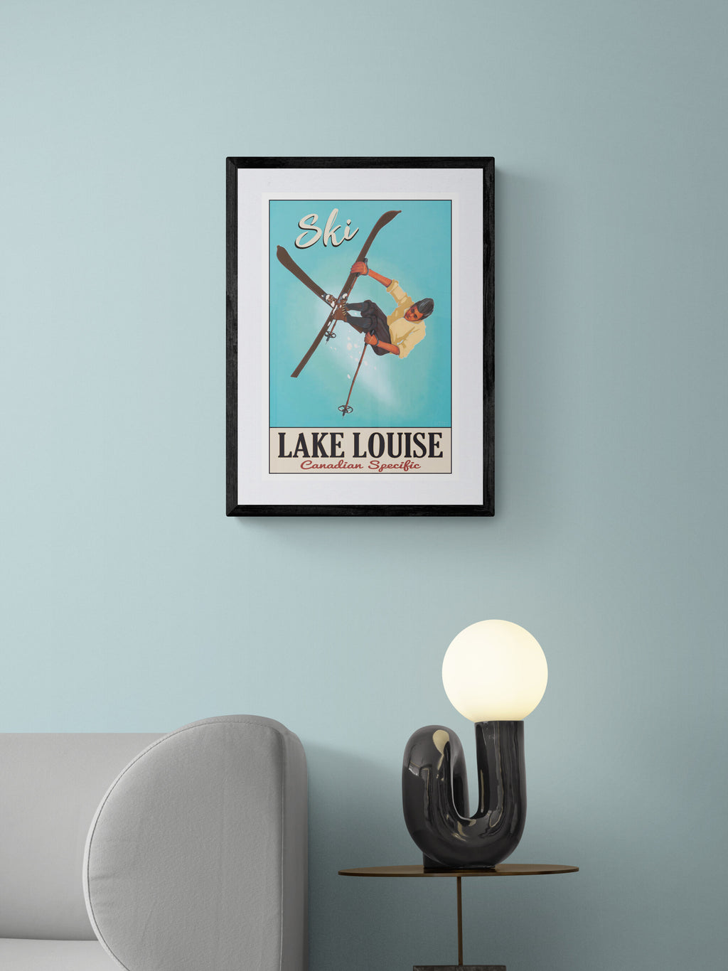 Ski Lake Louise - Canadian Specific Poster
