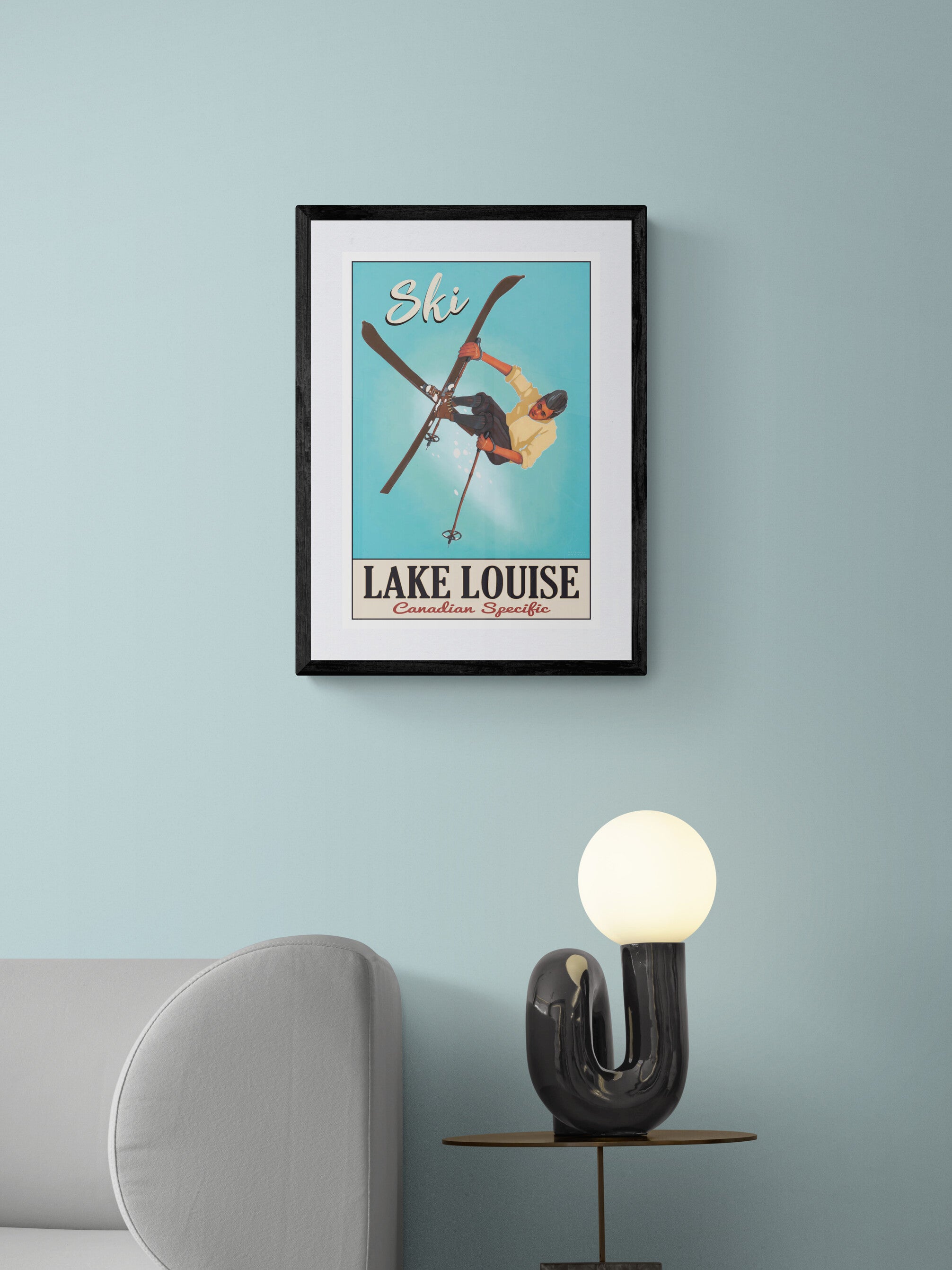 Ski Lake Louise - Canadian Specific Poster