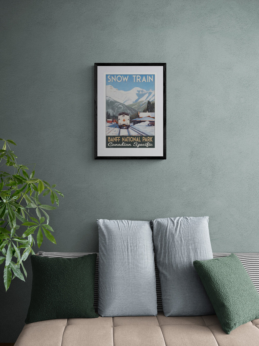 Snow Train - Banff National Park Poster
