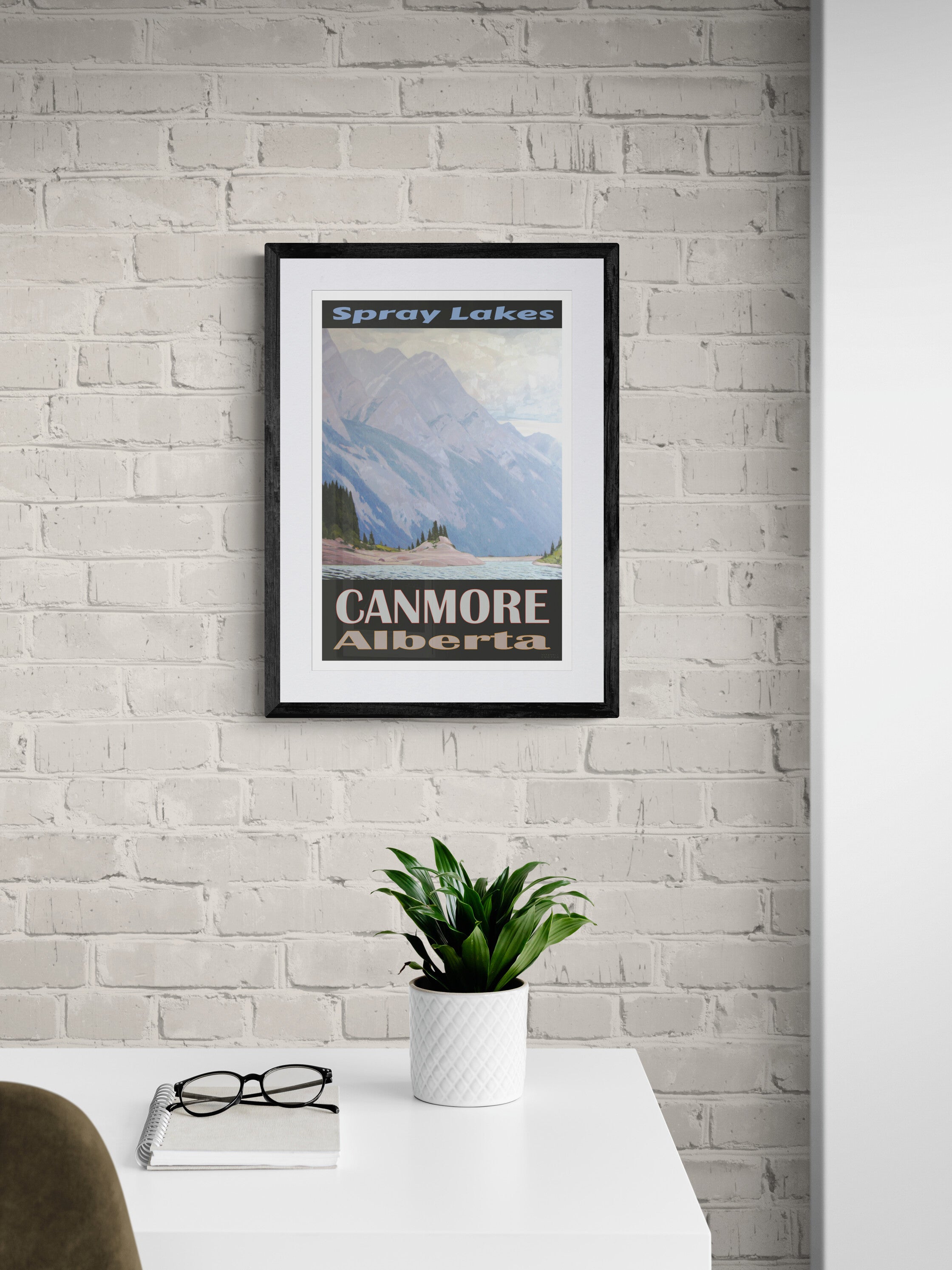 Spray Lakes - Canmore Poster