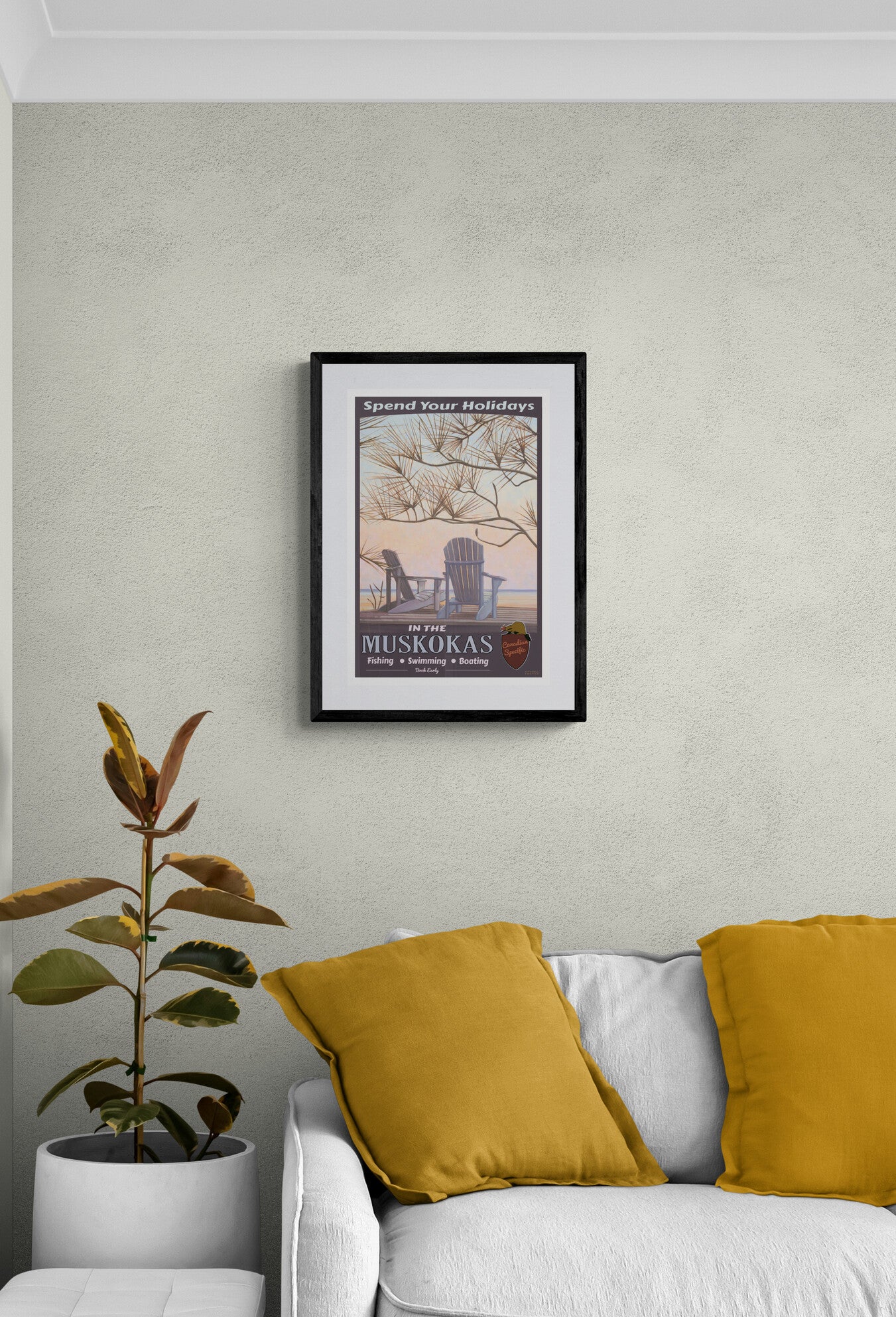 Holiday in the Muskokas Poster