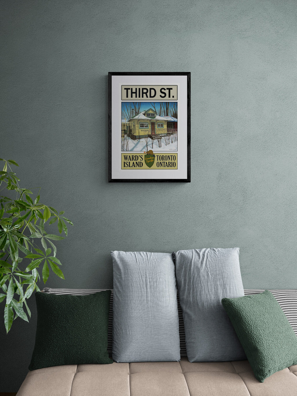 Third St - Wards Island Poster