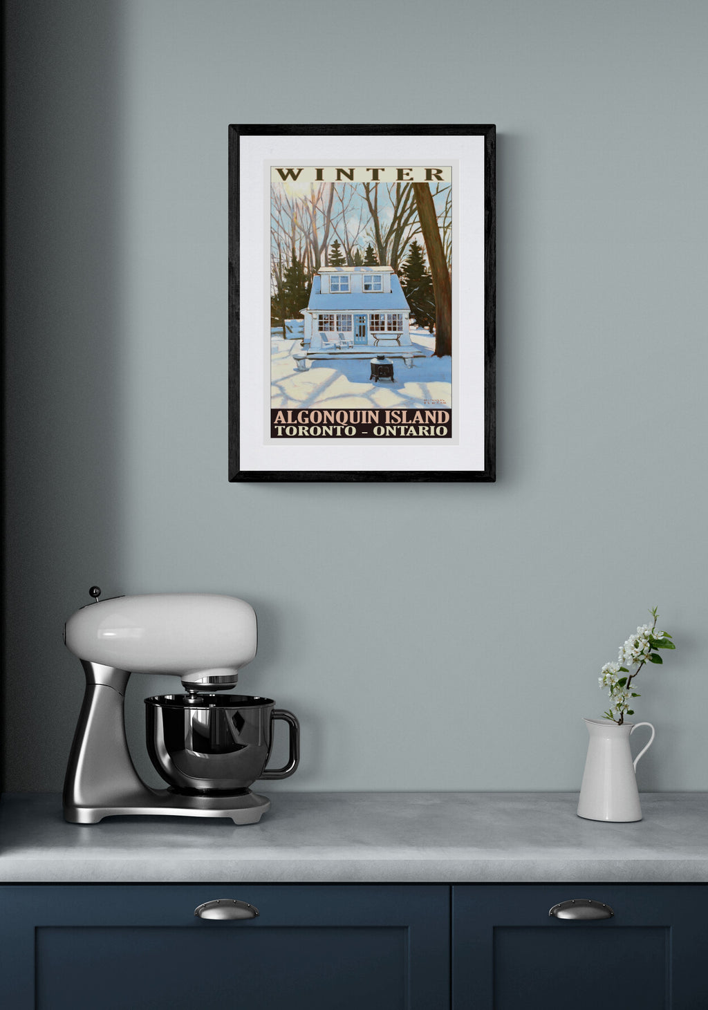 Algonquin Island Winter Poster