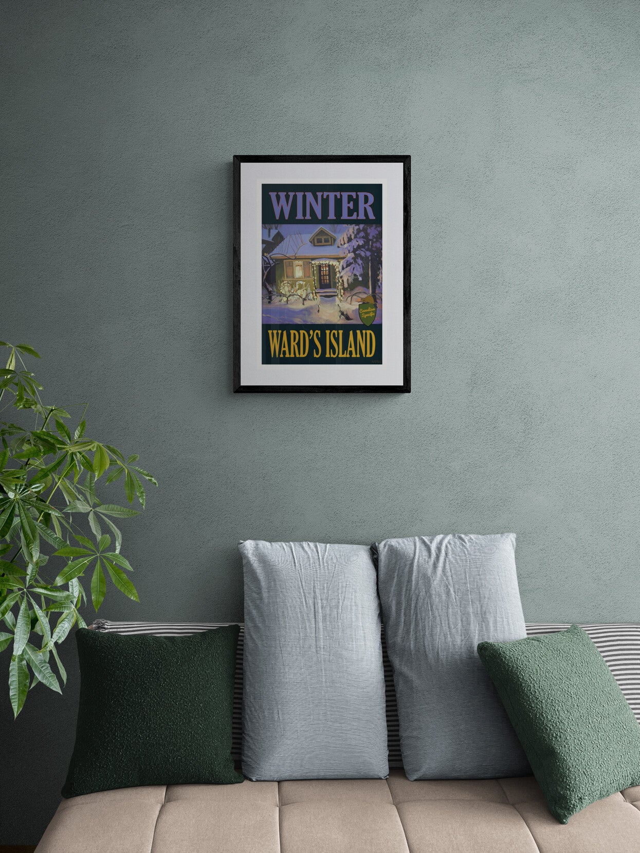 Winter - Ward's Island Poster