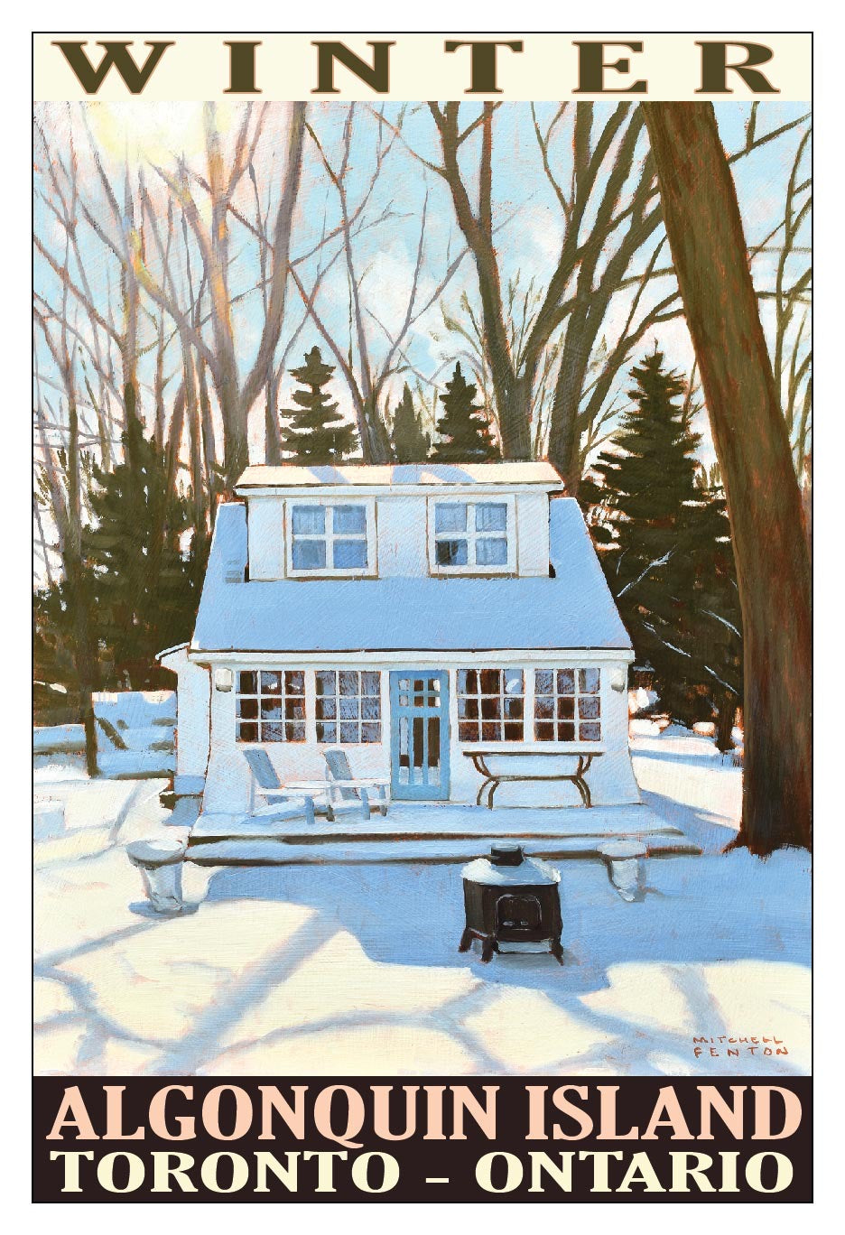 Algonquin Island Winter Poster