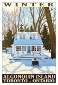 Algonquin Island Winter Poster