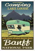 Overnight Camping - Lake Louise Poster