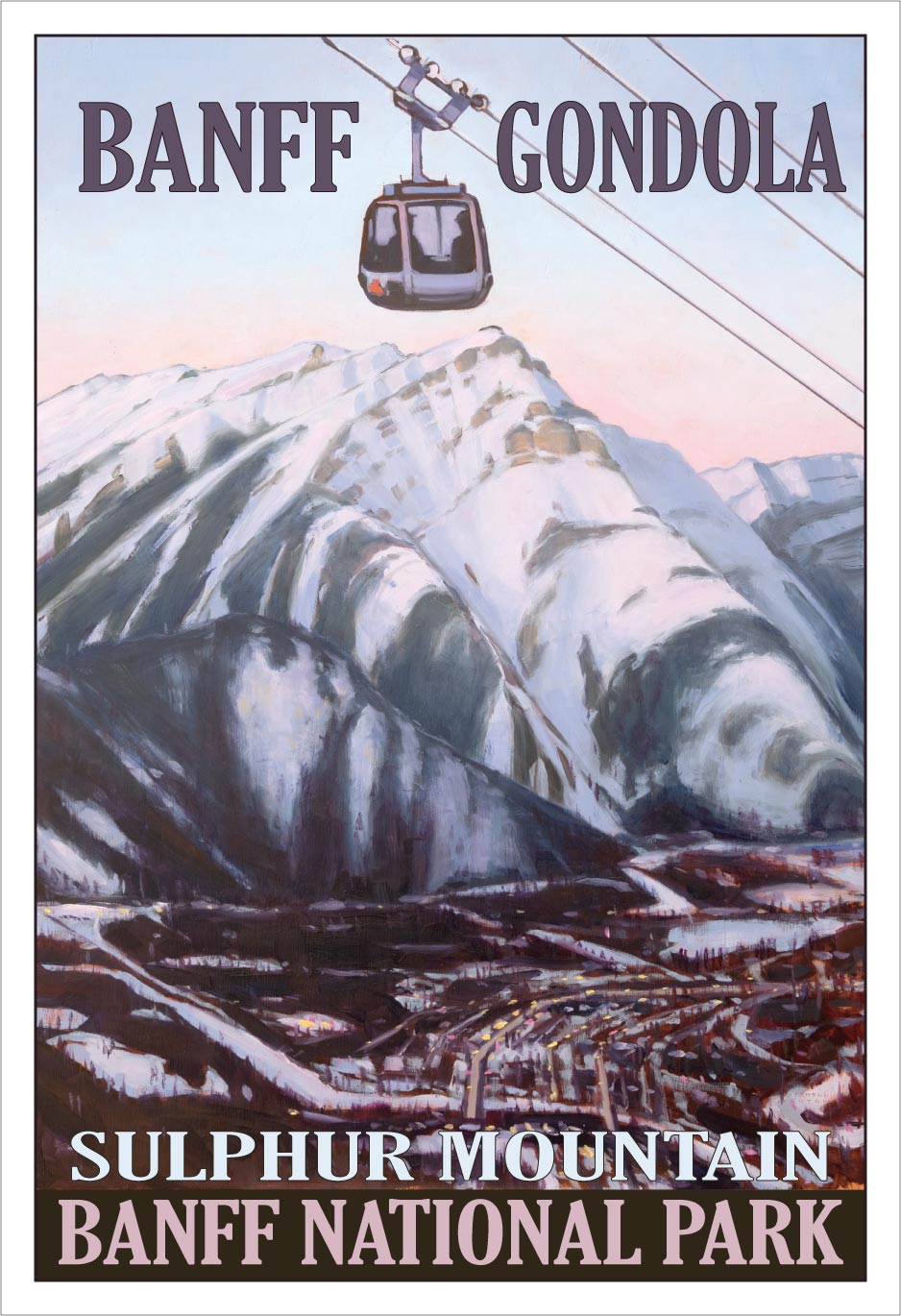 Banff Gondola - Sulphur Mountain Poster