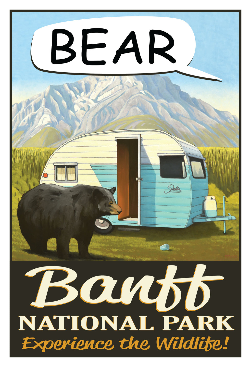 Bear - Banff National Park Poster