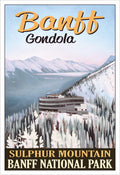 Gondola Terminal - Sulphur Mountain Poster