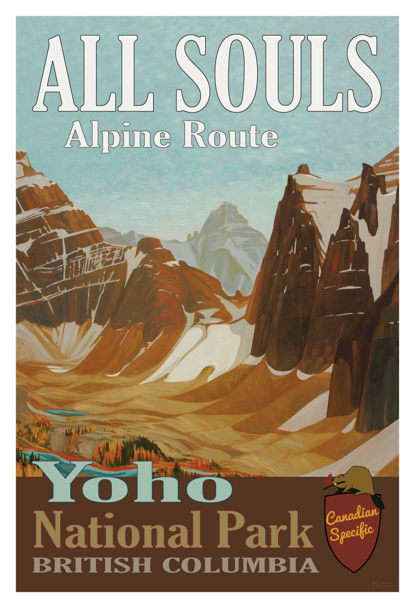 view from All Souls Alpine Route looking over a mountain valley with distant mountain peaks