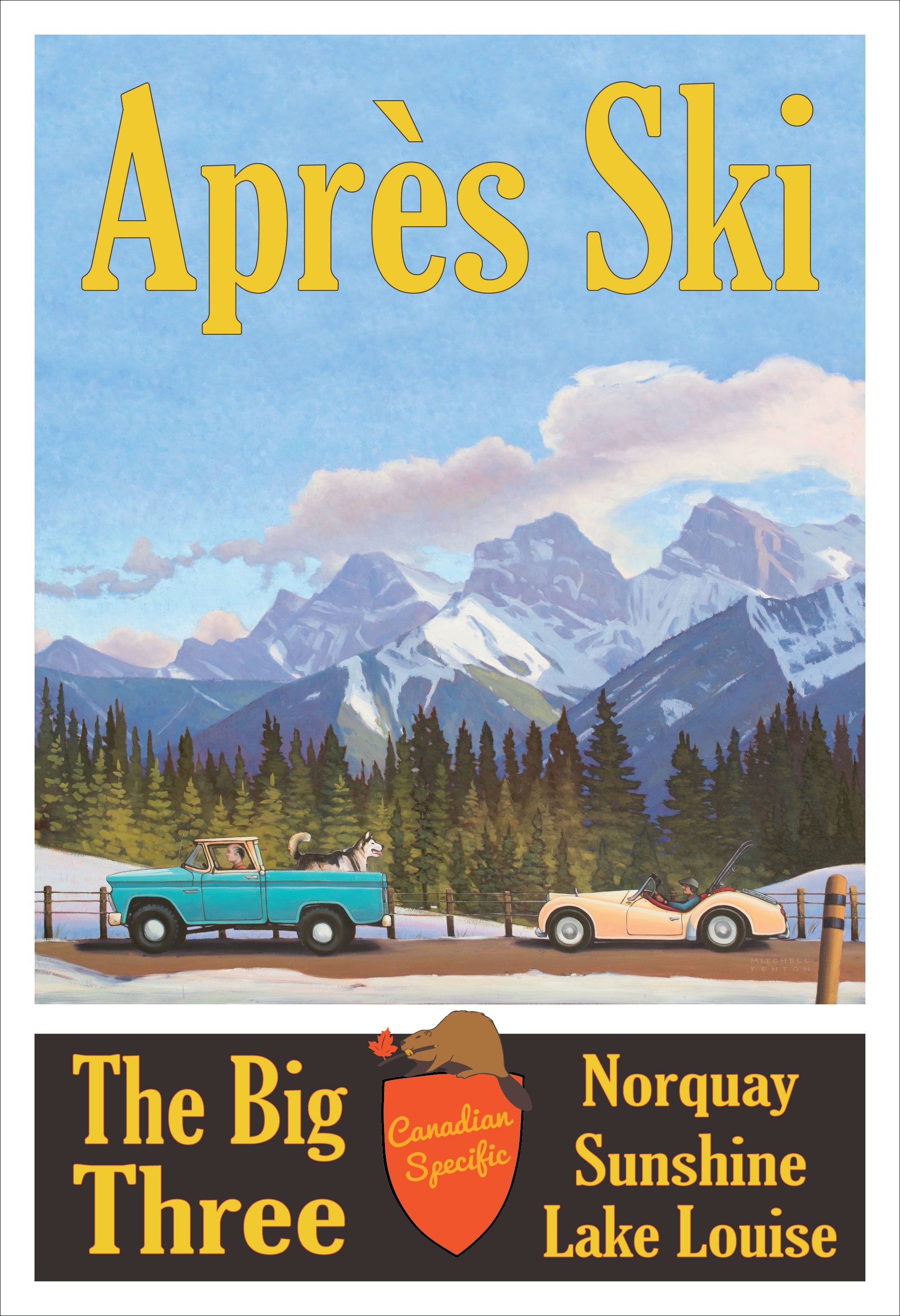 Apres Ski - Three Sisters Poster