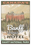 Banff Springs Hotel Poster