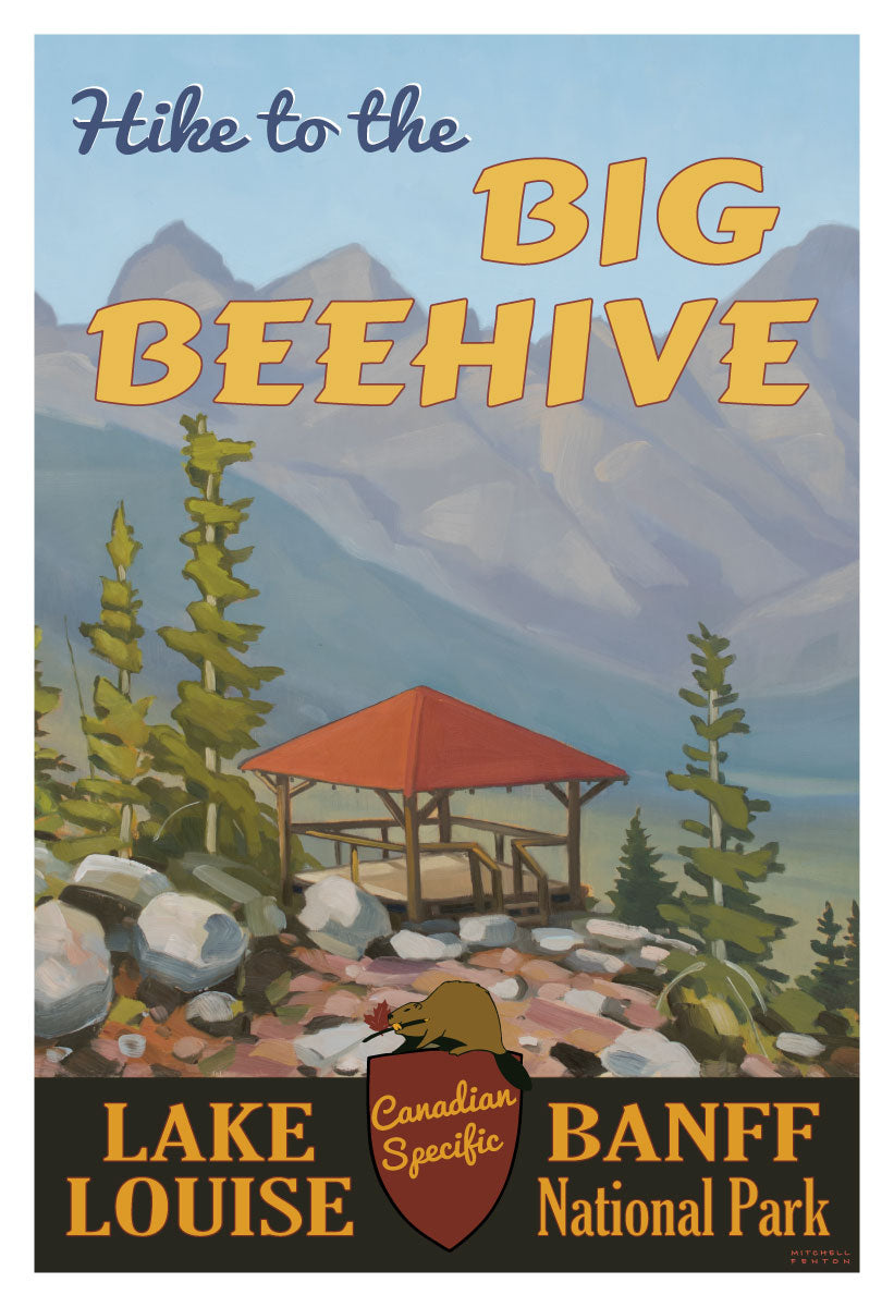Big Beehive - Lake Louise Poster