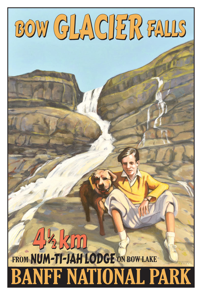 Bow Glacier Falls Poster