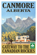 Canmore - Gateway to the Canadian Rockies Poster