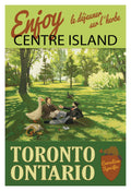 Centre Island Dejeuner Poster