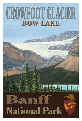 Crowfoot Glacier - Bow Lake