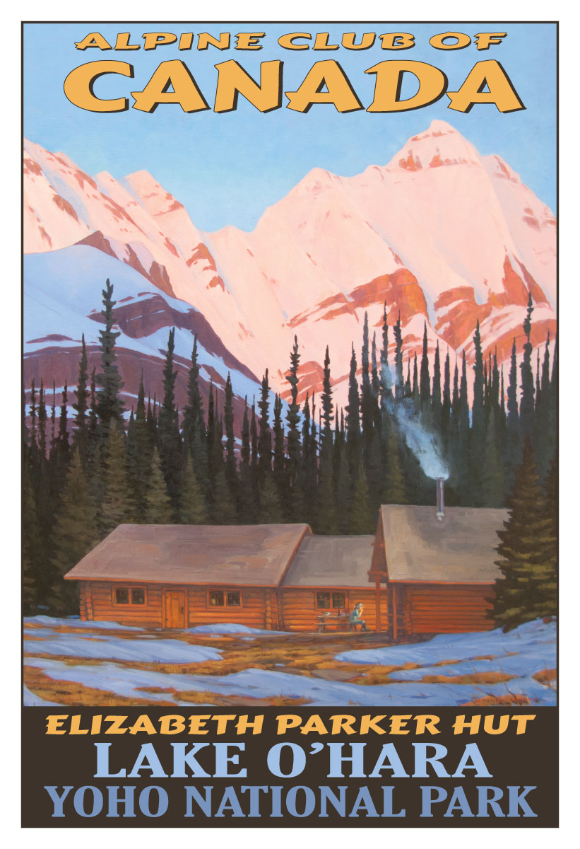 Alpine Club of Canada - Elizabeth Parker Hut Poster