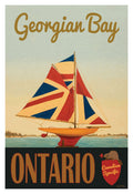 Georgian Bay - Union Jack Pond Yacht Poster