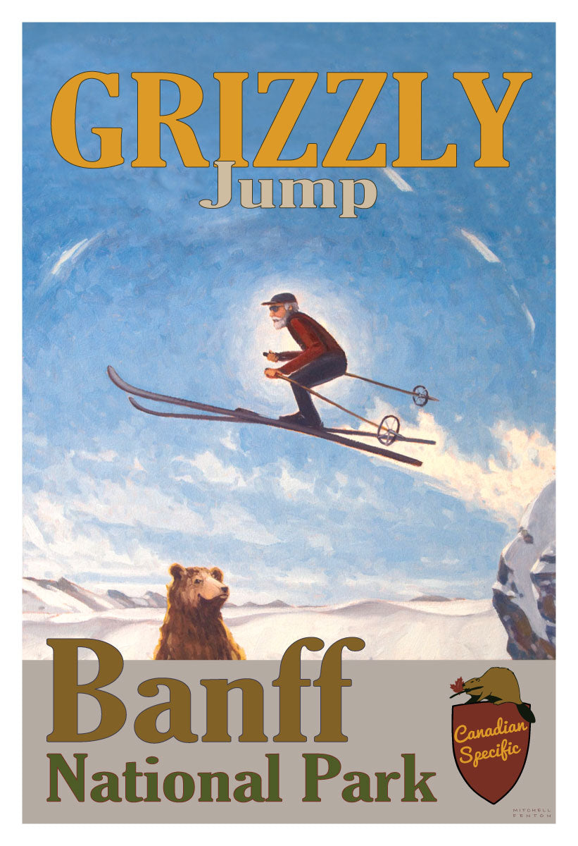 Grizzly Jump Poster