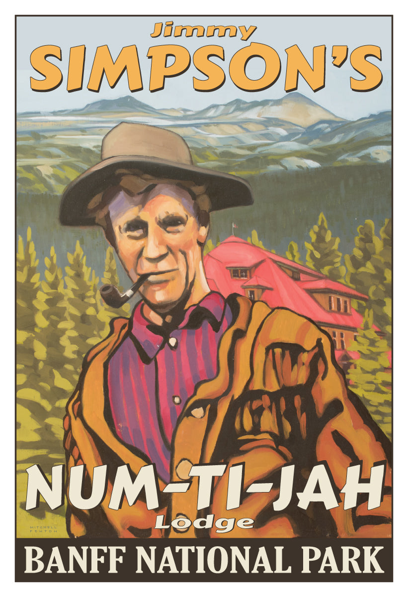 Jimmy Simpson Num-Ti-Jah Lodge Poster