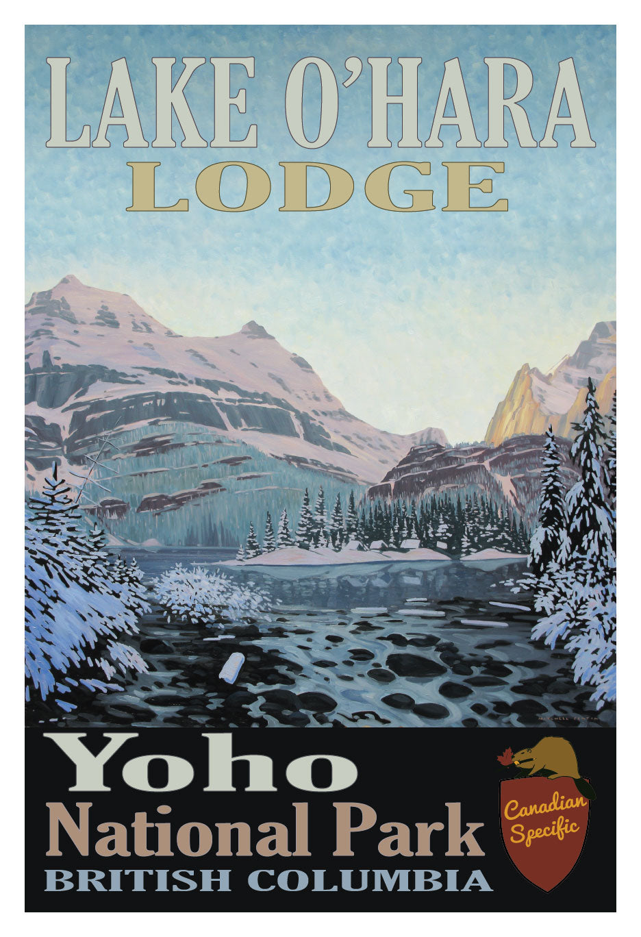Lake O'Hara Lodge - Yoho National Park Poster