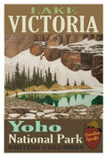 Lake Victoria - Yoho National Park Poster