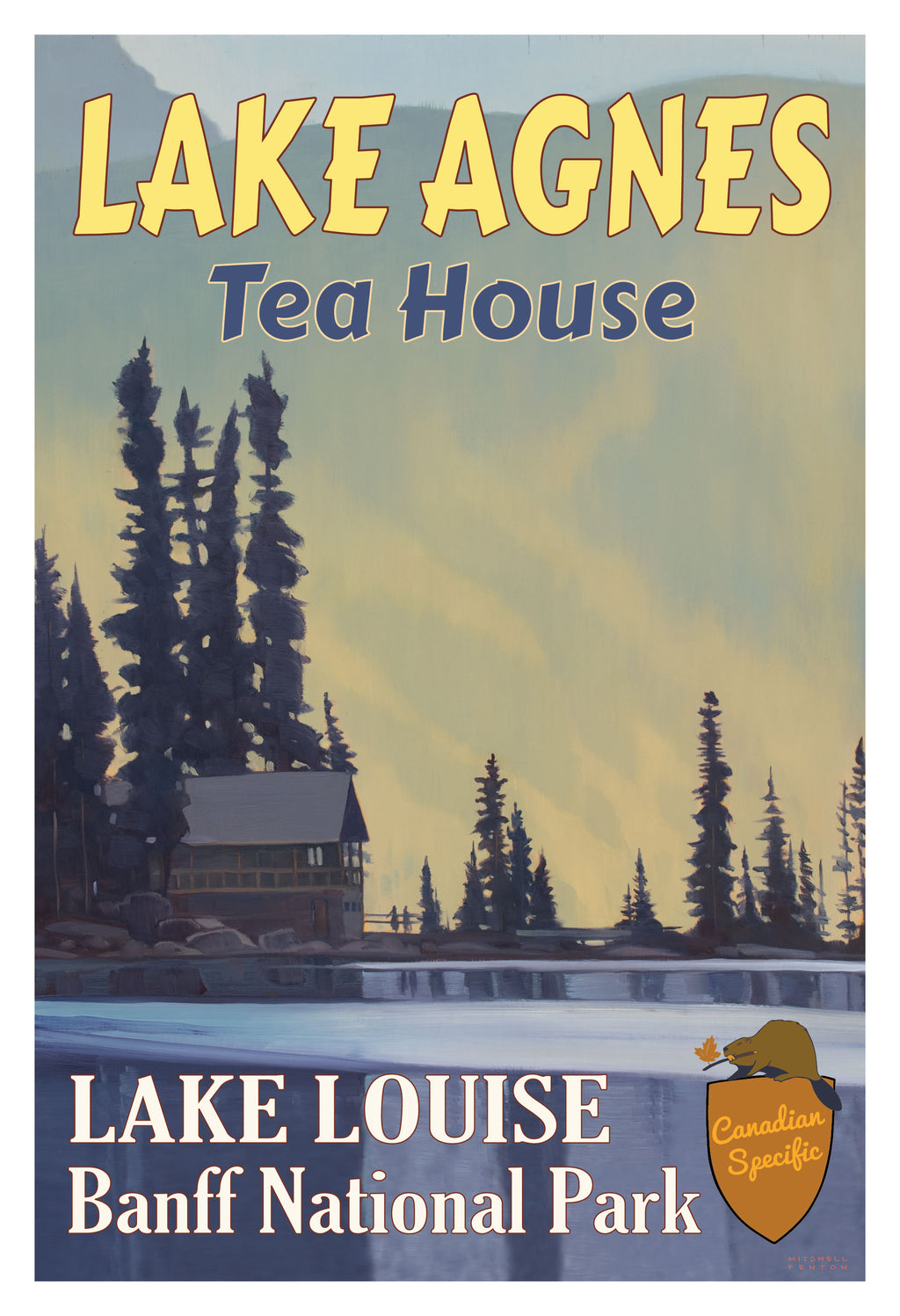 Lake Agnes Tea House Poster