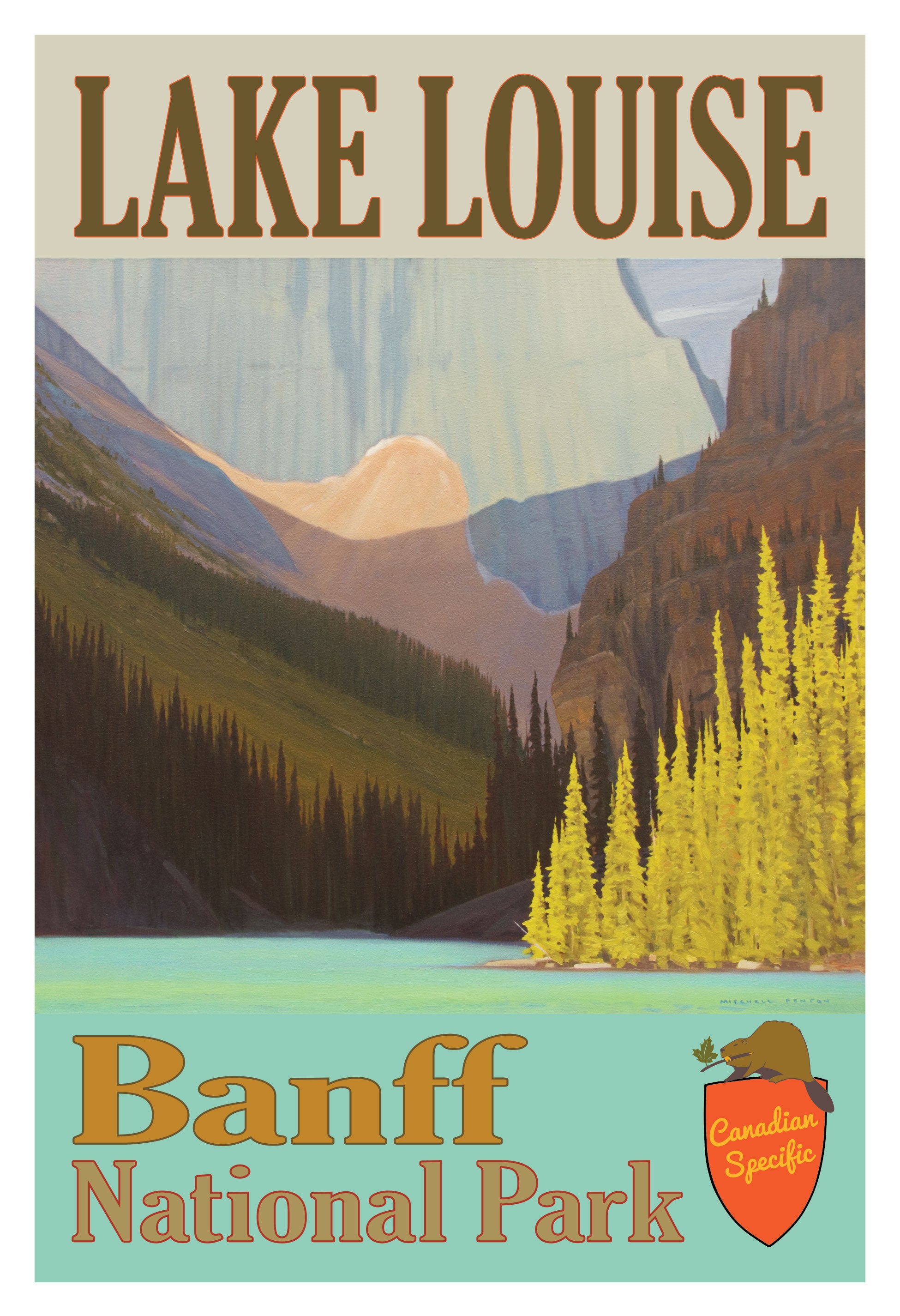 Lake Louise Path Poster