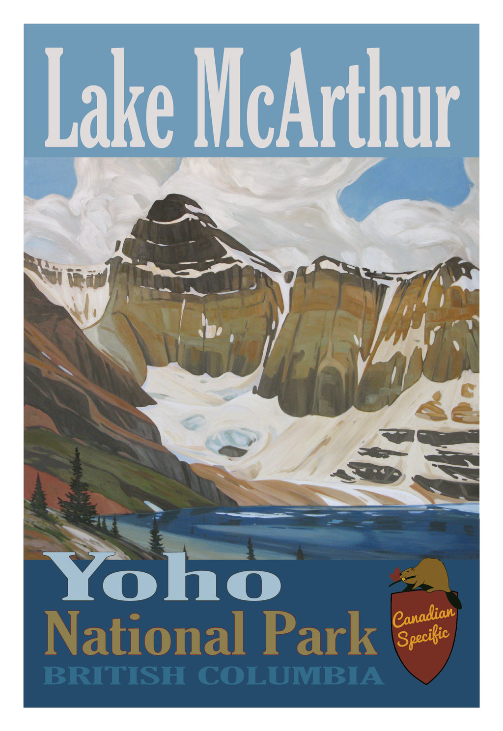 Lake McArthur - Yoho National Park Poster