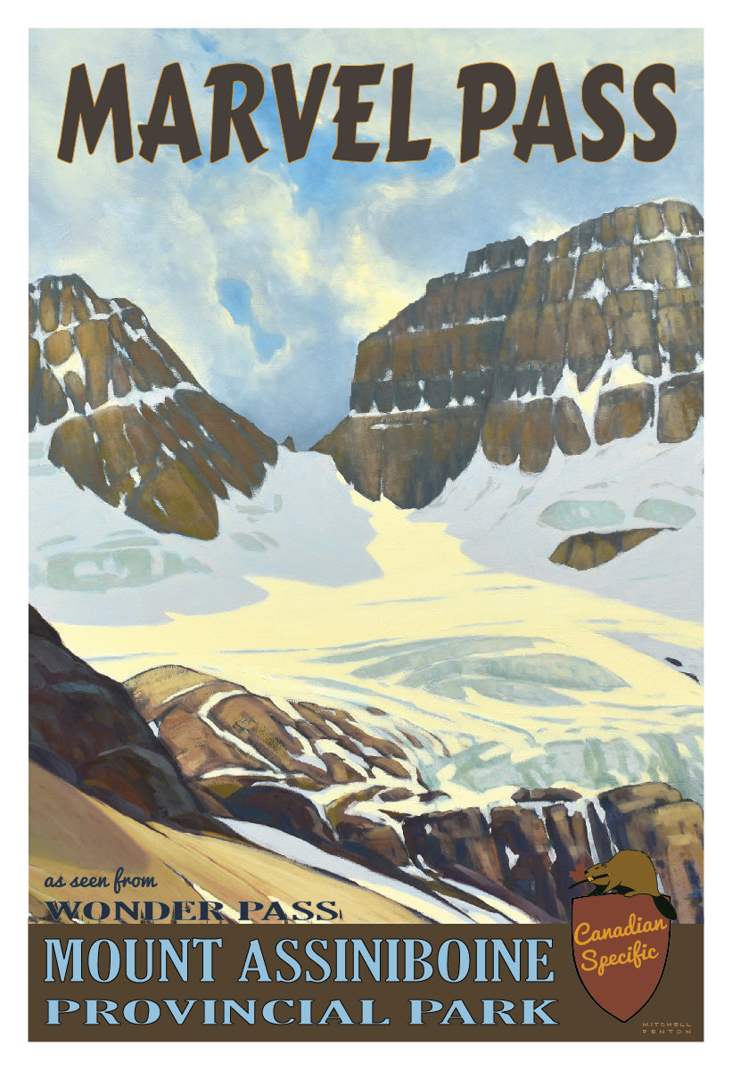 Marvel Pass - Mount Assiniboine Provincial Park Poster