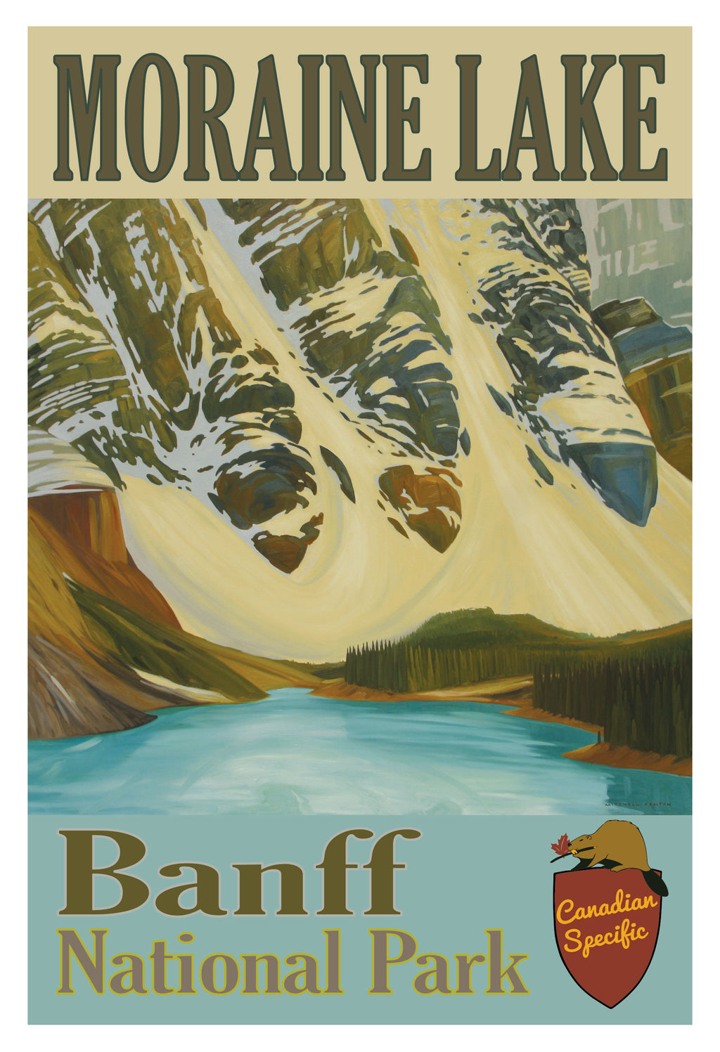 Moraine Lake Poster