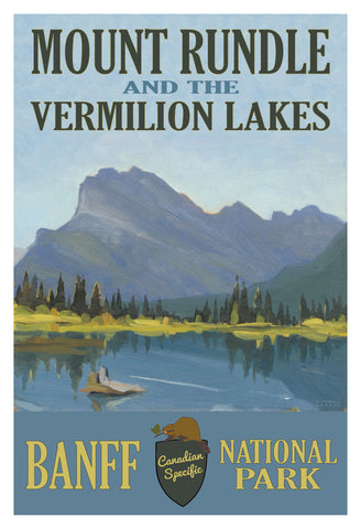Mount Rundle and the Vermilion Lakes