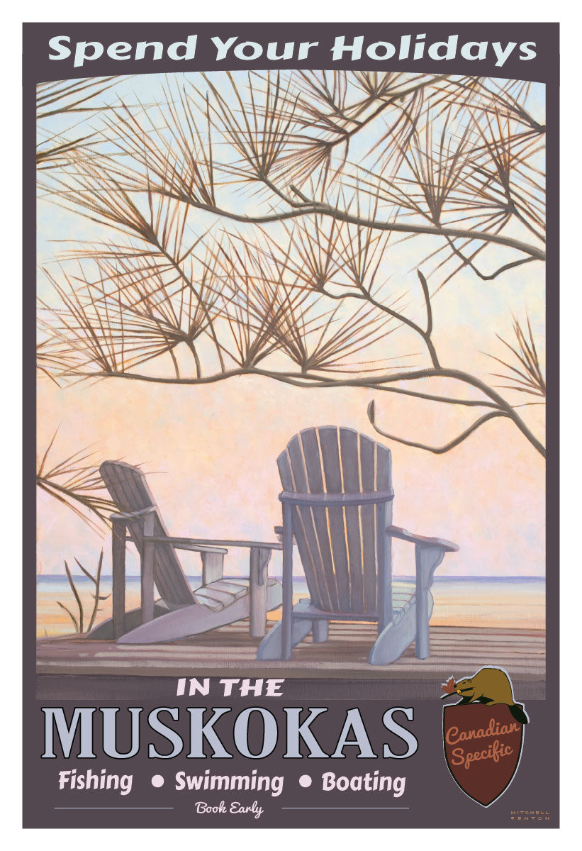 Holiday in the Muskokas Poster