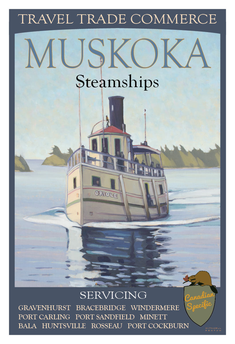 Muskoka Steamships Poster