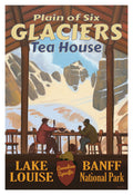 Plain of six glaciers Tea house Poster