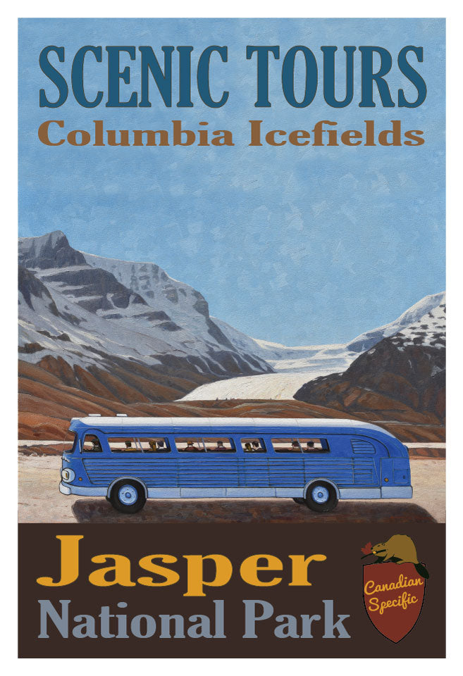 Scenic Tours - Columbia Icefields Poster