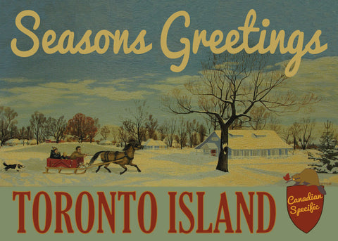Seasons Greeting - Toronto Island Sled