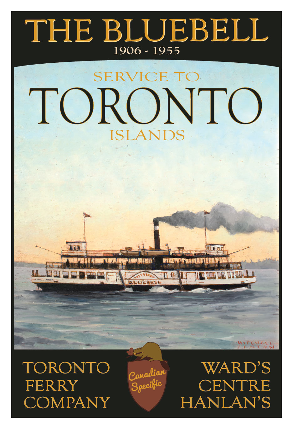 The Bluebell, Toronto Island Ferry on the Toronto Harbour