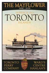 The Mayflower  1890-1938 Toronto Island Ferry poster