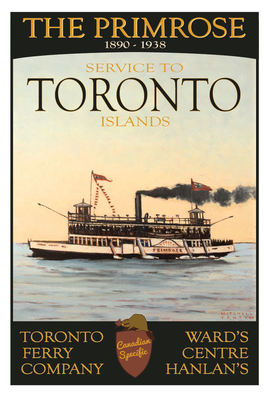The Primrose Toronto Island Ferry poster