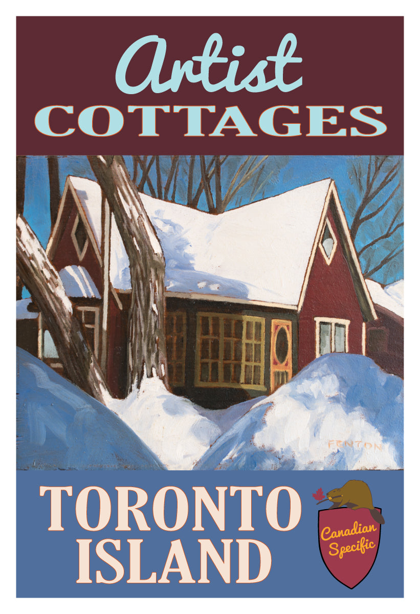 Artist Cottages - Toronto Island Poster