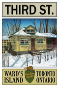 Third St - Wards Island Poster
